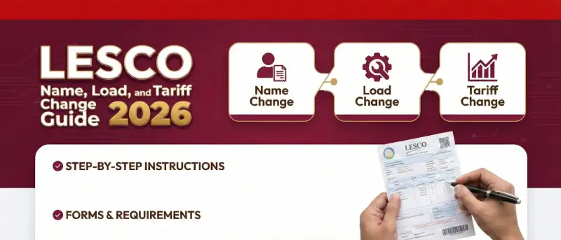 LESCO Name Load Tariff Change Guide 2026