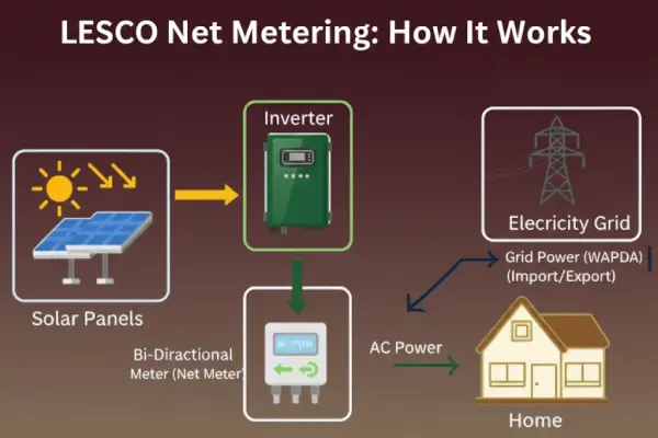 How LESCO Net Metering Green Meter Works